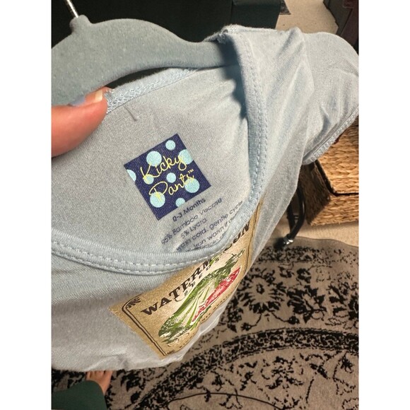 KicKee Pants | Bamboo Watermelon Print Short Sleeve Tee | 0-3m - Picture 3 of 3